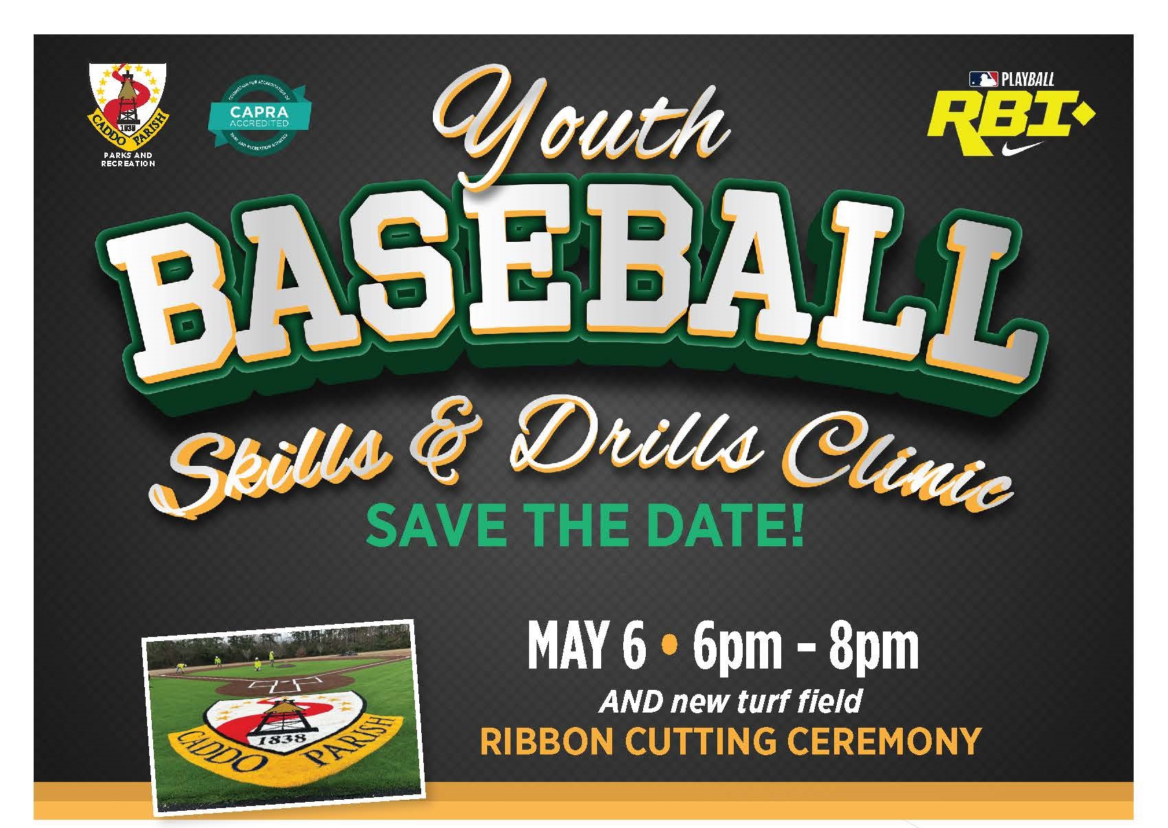 Featured image for “Caddo Parish Baseball Skills and Drills Clinic and Ribbon Cutting”